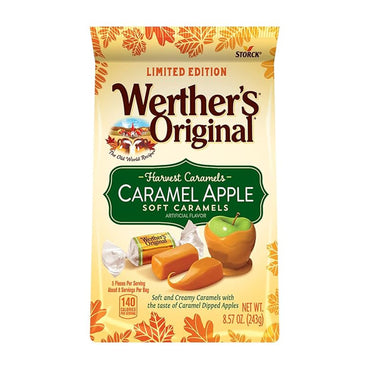 4 Pack - Werther's Original Soft Harvest Apple Caramel Candy 8.57oz