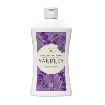 4 Pack - Yardley London English Lavender Liquid Hand Soap Refill 16oz Yardley