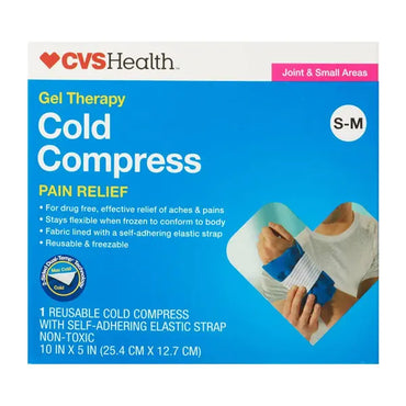 4 Pack - CVS Health Contour Gel Therapy Cold Compress Pain Relief S-M CVS
