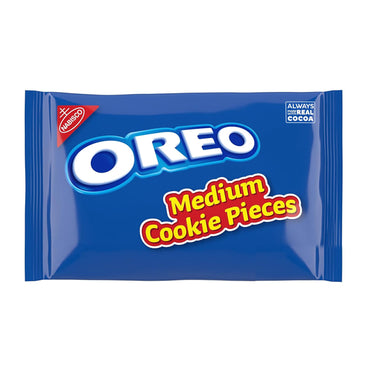 4 Pack - OREO Medium Chocolate Sandwich Cookies Pieces 16oz