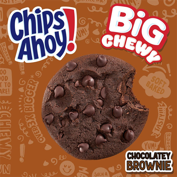 4 Pack - CHIPS AHOY! Big Chewy Chocolatey Brownie Cookies 7 Count Each