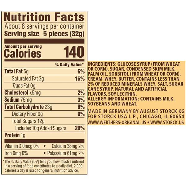 4 Pack - Werther's Original Soft Harvest Pumpkin Spice Caramel Candy 8.57oz