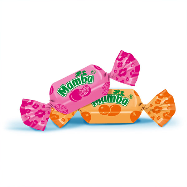 4 Pack - Mamba Tropics Assorted Flavors Fruit Chews Candy 7.05oz