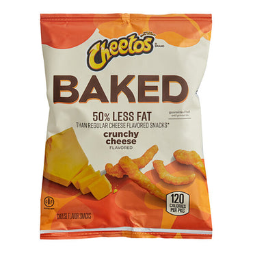50 Pack - Cheetos Oven Baked Crunchy Cheese Flavored Snacks 1.5oz
