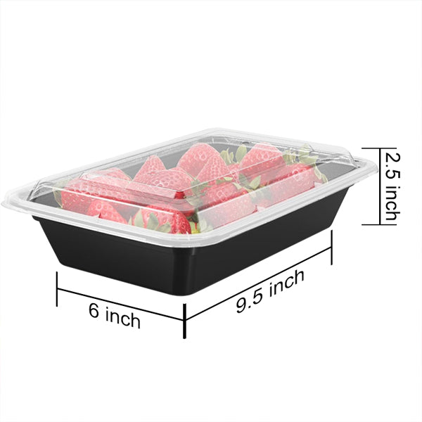 58oz Meal Prep Containers Reusable with Easy Open Lids Bulk - Choose Your Amount