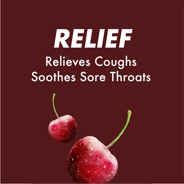 5 Pack - HALLS Relief Sugar Free Black Cherry Flavor Cough Drops 70 Count