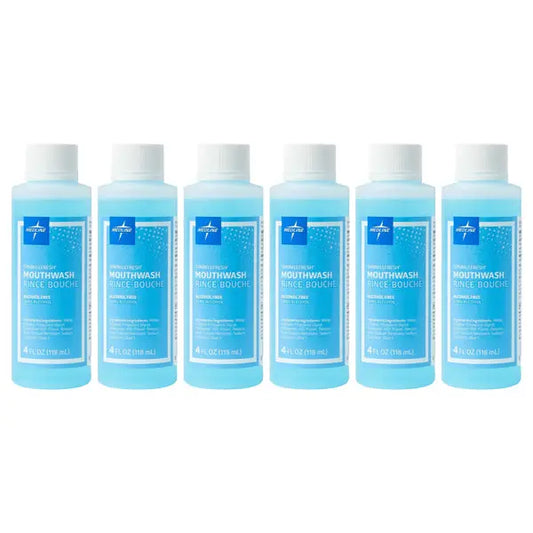 6 Pack - Medline Sparkle Fresh Alcohol Free Mouthwash 4oz Medline