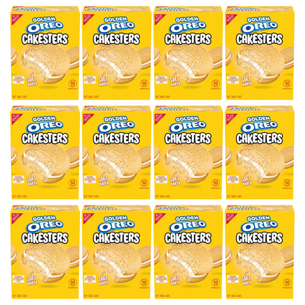 12 Pack - Oreo Golden Cakesters Soft Snack Cakes 10 Snack Cakes Each