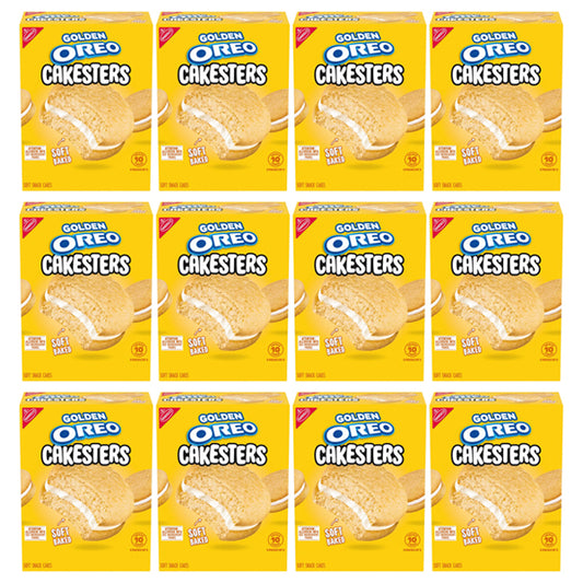 12 Pack - Oreo Golden Cakesters Soft Snack Cakes 10 Snack Cakes Each