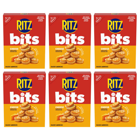 6 Pack - Ritz Bits Cracker Sandwiches with Cheese 8.8oz