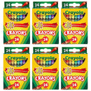 6 Pack - Crayola 24 Count Assorted Color Crayons
