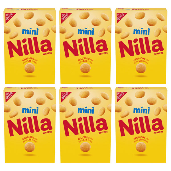 6 Pack - Nabisco Nilla Mini Wafers Cookies 11oz