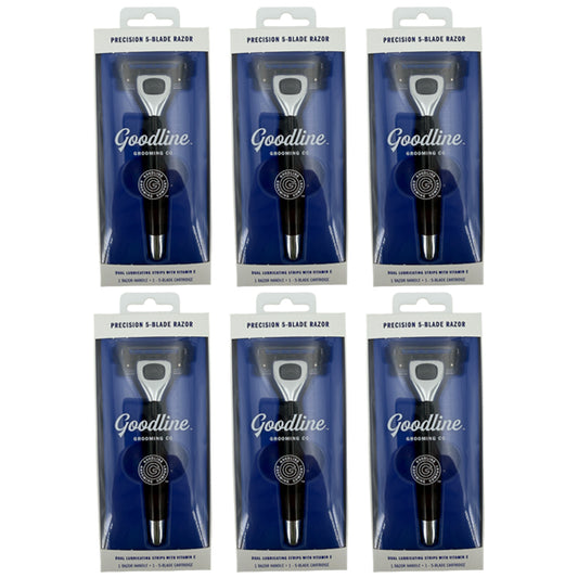 6 Pack - Goodline Grooming Co. Precision 5-Blade Razor Goodline