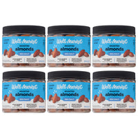 6 Pack - Well Market Almonds Roasted with Sea Salt 8oz