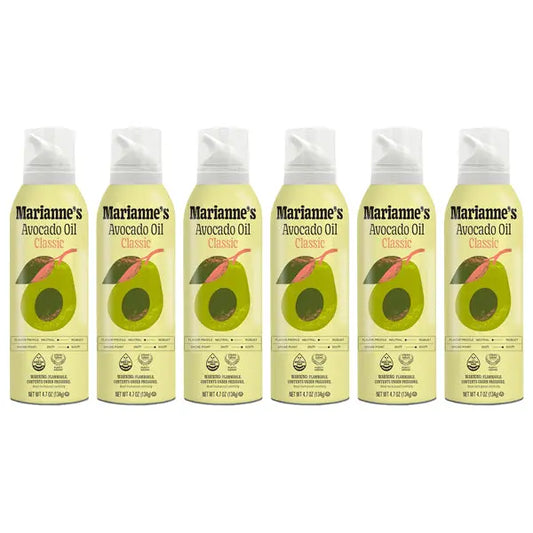 6 Pack - 100% Pure Avocado Oil Cooking Spray 4.7oz Marianne's