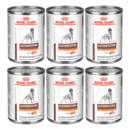 6 Pack - ROYAL CANIN Canine Gastrointestinal Adult Wet Dog Food 13.5oz Royal Canin