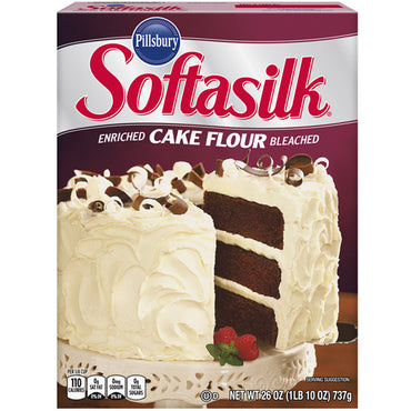 6 Pack - Pillsbury Softasilk Enriched Bleached Cake Flour 26oz Pillsbury