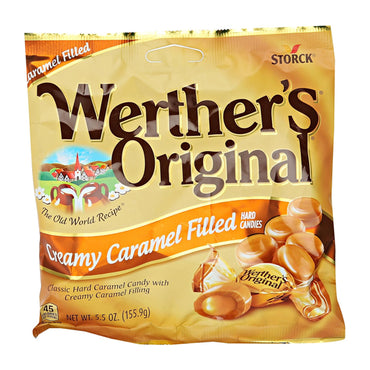 6 Pack - Werther's Original Creamy Caramel Filled Hard Candies 5.5oz