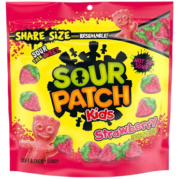 6 Pack - Sour Patch Kids Strawberry Soft & Chewy Candy, Share Size, 12oz Sour Patch Kids