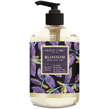 6 Pack - Olivia Care Liquid Hand Soap Blossom & Essential Oils 18.5oz