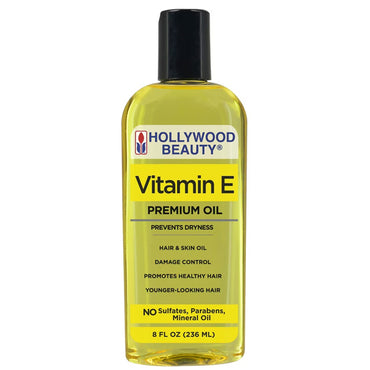 6 Pack - Hollywood Beauty Vitamin E Hair Scalp and Skin Oil 8oz
