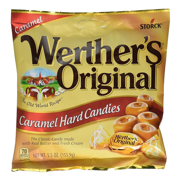 6 Pack - Werther's Original Caramel Hard Candies 5.5oz