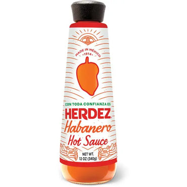 6 Pack - Herdez Habanero Mexican Glass Bottle Hot Sauce 12oz HERDEZ