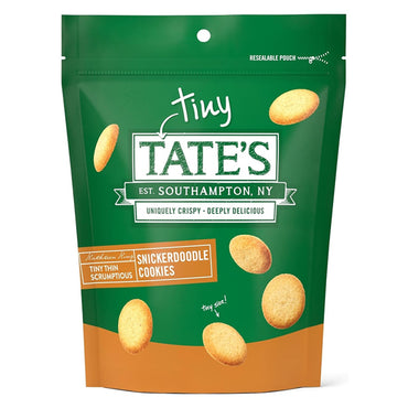 6 Pack - Tate's Bake Shop Tiny Snickerdoodle Cookies 5.5oz Bags