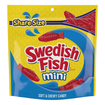 6 Pack - Swedish Fish Mini Soft & Chewy Gummy Candy 12oz Swedish Fish