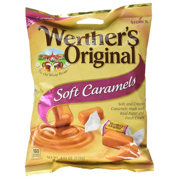 6 Pack - Werther's Original Soft Caramels Candy 4.51oz