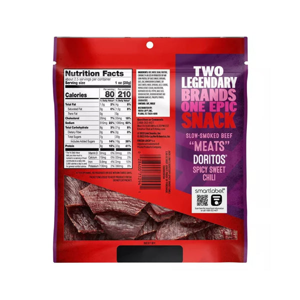 6 Pack - Jack Links Jerky Doritos Spicy Sweet Chili Beef Jerky 2.65oz