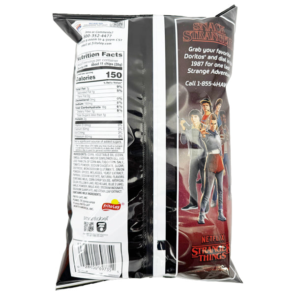 6 Pack - Doritos Sweet & Tangy BBQ Tortilla Chips Limited Edition Netflix Stranger Things 9.25oz