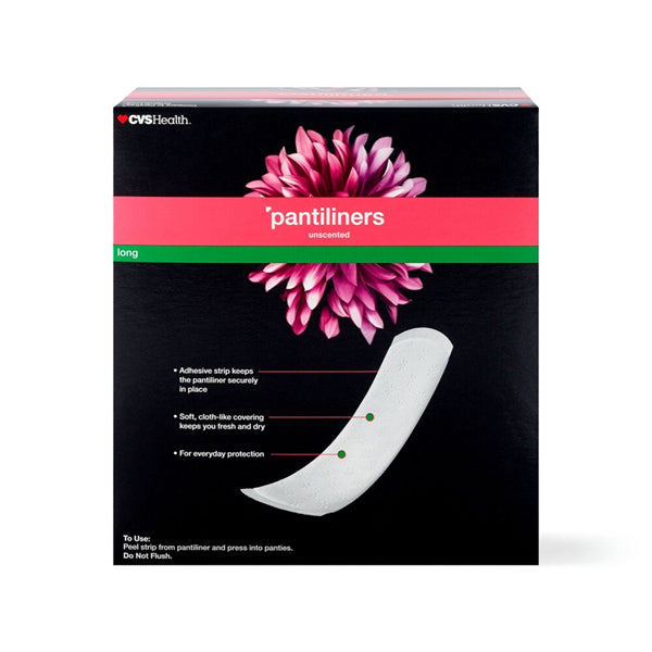 6 Pack - CVS Health Unscented Panty Liners Long 106 Count Each