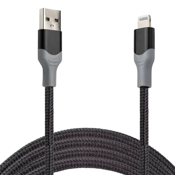 6 Pack - PowerXcel 4-Foot USB-A to Lightning Charge & Sync Cable Wholesale Bundle PowerXcel