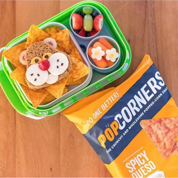 6 Pack - PopCorners Never Fried Spicy Queso Flavored Corn Chips 7oz