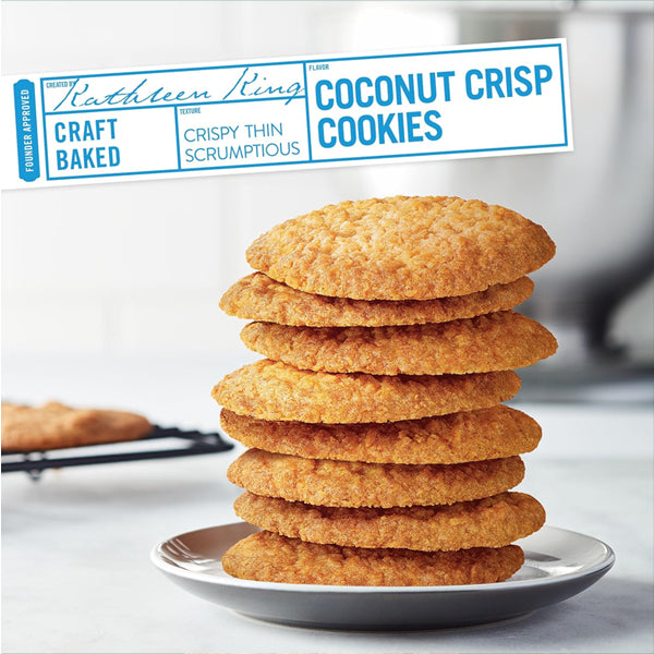6 Pack - Tate's Bake Shop Coconut Crisp Cookies 7oz