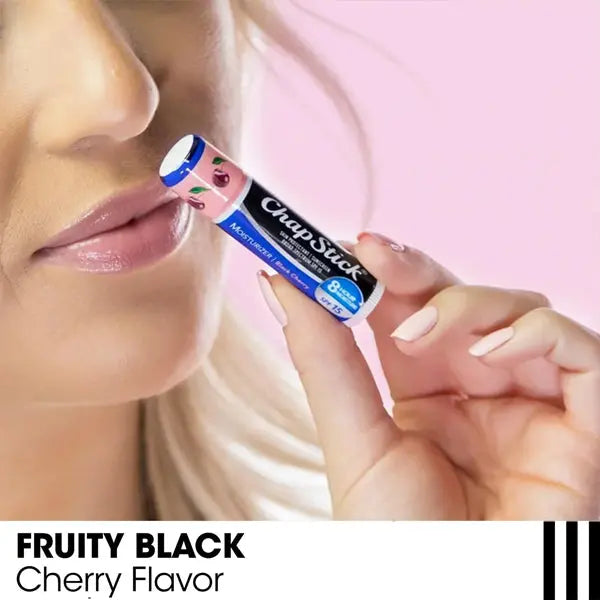 6 Pack - ChapStick Moisturizer 2-in-1 Lipcare SPF 15 Original Black Cherry Cool Mint ChapStick