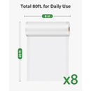 Kootek Commercial Vacuum Sealer Bags 8 Pack 8"x20'