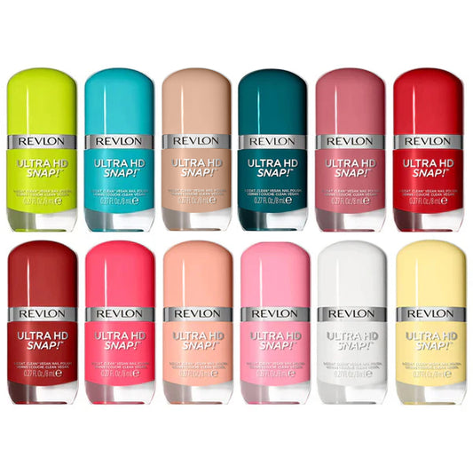 Revlon Ultra HD Snap Rich Glossy Nail Polish Assorted Color 12 Pack