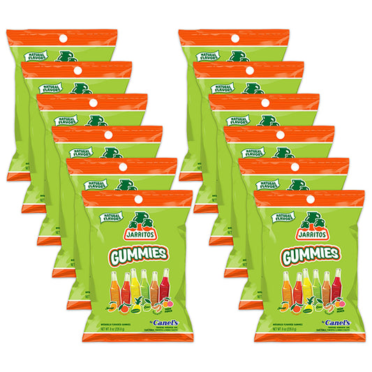 12 Pack - Jarritos Gummies Sweet Mexican Candies with Natural Flavors Sweet & Chewy 8oz