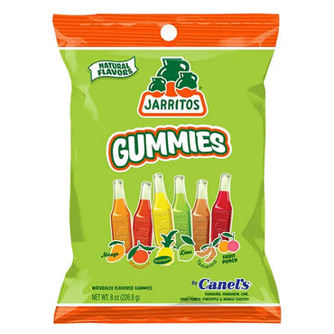 12 Pack - Jarritos Gummies Sweet Mexican Candies with Natural Flavors Sweet & Chewy 8oz Jarritos