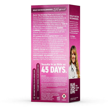BosleyMD Women's Revive + Densifying Treatment Foam 60-Day Supply, 2.11 oz
