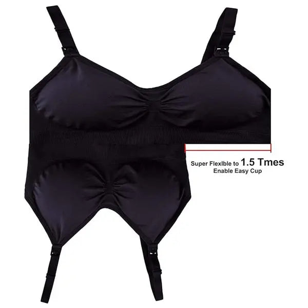 GXXGE 4Pack Seamless Nursing Maternity Bra for Breastfeeding - Size 3XL Plus GXXGE