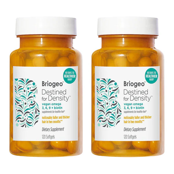 2 Pack - Briogeo Destined for Density Vegan Hair Supplement 120 Count Each