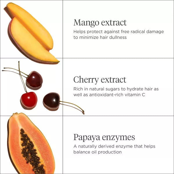 Briogeo Superfoods Mango + Cherry Hair Duo Shampoo and Conditioner 12.5oz