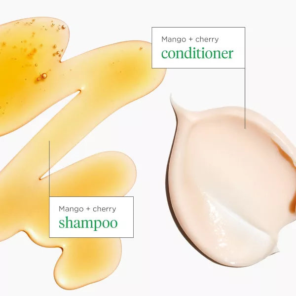 Briogeo Superfoods Mango + Cherry Hair Duo Shampoo and Conditioner 12.5oz