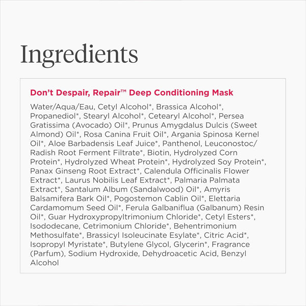 Briogeo Don't Despair, Repair! Deep Conditioning Mask for Damaged Hair 8oz