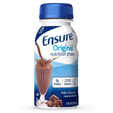 24 Pack - Ensure Original Meal Replacement Nutrition Shake Milk Chocolate 8oz