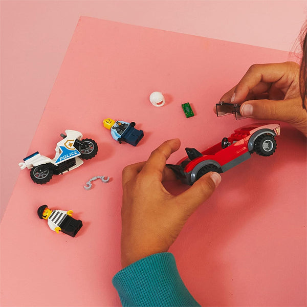 LEGO City Police Bike Car Chase Racing Vehicle & Motorbike 60392