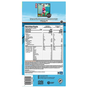 26 Pack - Clif Bar Variety Pack Crunchy Peanut Butter and Chocolate Chip 2.40oz